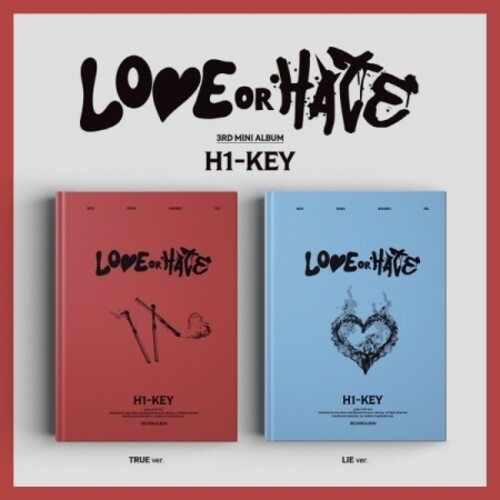 H1-Key: Love or Hate - Random Cover - incl. 68pg Photobook, Student ID Card, 2 Photocards, Sticker, 4-Cut Photo + Folded Poster - CD