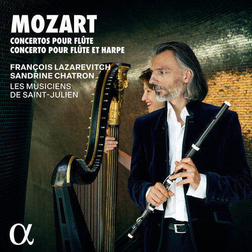 Sandrine Chatron: Mozart: Concertos pour flute & Concerto pour flute et harpe { CD }