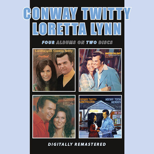 Conway Twitty & Loretta Lynn: Feelins / United Talent / Dynamic Duo / Honky Tonk Heroes { CD }