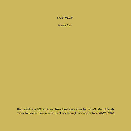Hania Rani: Nostalgia / RECORD