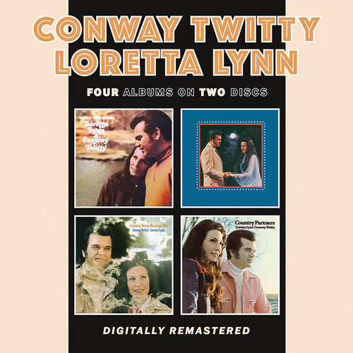 Conway Twitty & Loretta Lynn: We Only Make Believe / Lead Me On / Louisiana Woman-Mississippi Man / Country Partners { CD }