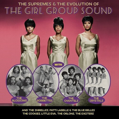 Supremes & the Evolution of the Girl Group Sound: Supremes & The Evolution Of The Girl Group Sound / Various - 140gm Pink & Black Marble Vinyl / RECORD