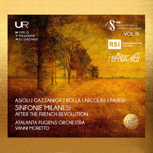 Vanni Moretto: Sinfonie Milanesi After the French Revolution { CD }