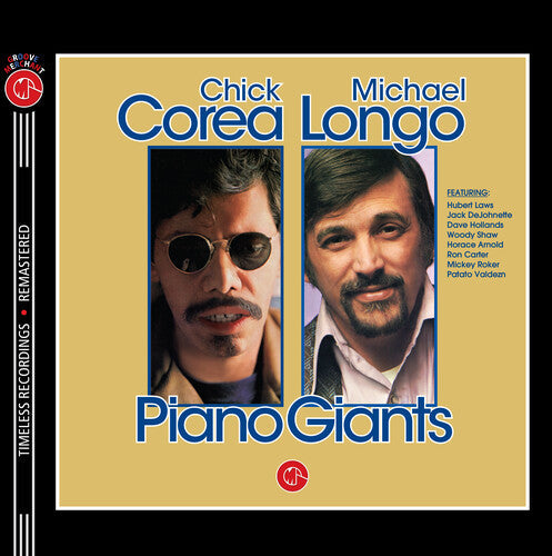 Corea, Chick / Longo, Michael: Piano Giants - 2 Florescent Clear Pink & Blue Vinyl 160gm - VINYL