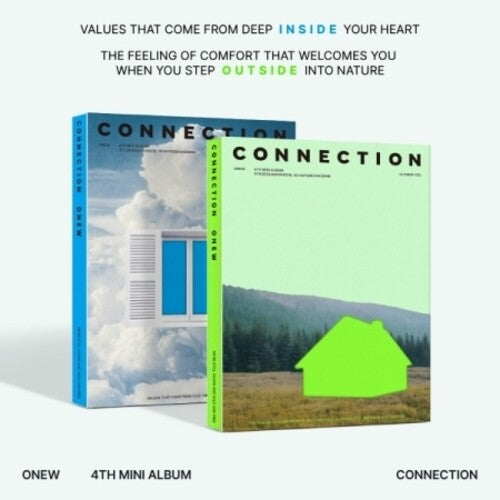 Onew: Connection - Photobook Version - Random Cover - incl. 104pg Photobook, Folded Poster, Special Card, Postcard, Photocard + CD Envelope - CD