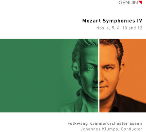 Folkwang Kammerorchester Essen: Mozart: Symphonies IV – Nos. 4, 5, 6, 10, & 12 { CD }