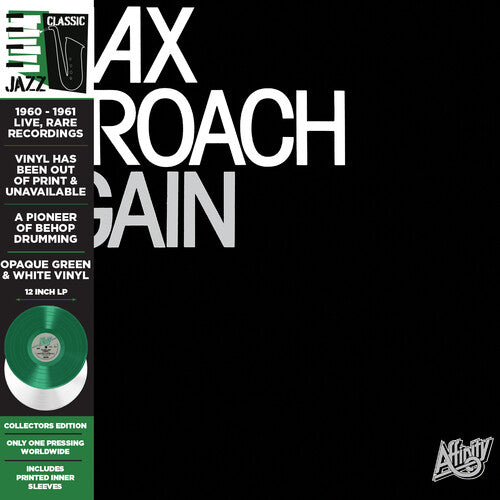 Max Roach: Again - Opaque Green & White - VINYL