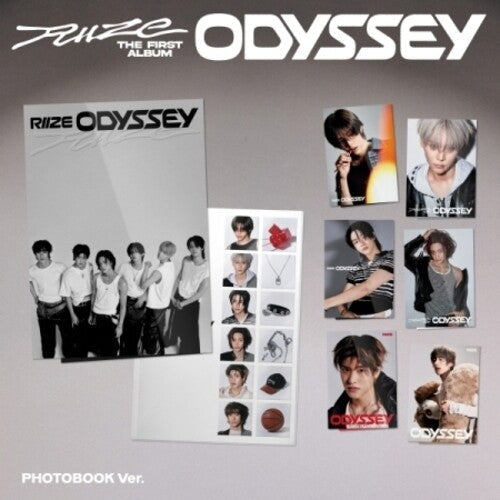 RIIZE: Odyssey - Photobook Random Cover Version - incl. 96pg Photobook, 10pg Leaflet, Decoration Pack, 2 Stickers, ID Card + Photocard - CD