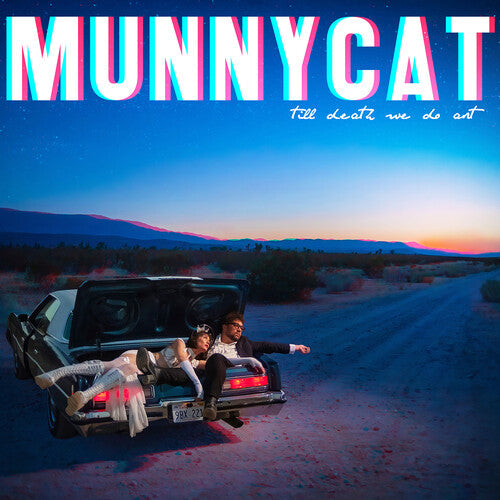 Munnycat: Till Death We Do Art - Red/Blue Split / RECORD