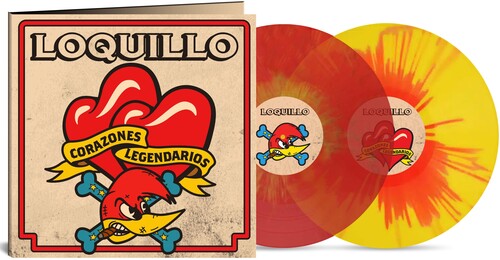 Loquillo: Corazones Legendarios - Red & Yellow Splatter Vinyl - VINYL