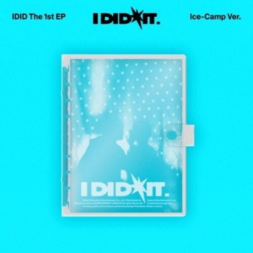 Idid: I Did It - Ice-Camp Version - incl. Diary, 88pg Diary Photobook, Clear Sticker, Twinkle Sticker, PVC Air Keyring, ID Photo Sticker Set, ID Photo Seal Sticker Set + 2 Photocards - CD