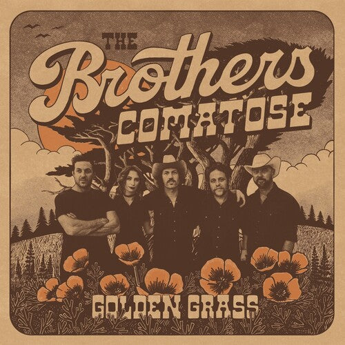 The Brothers Comatose: Golden Grass - Splattered Orange & Blue / RECORD