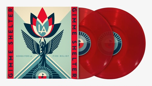 Various Artists: Gimme Shelter: Songs For La Fire Relief (RED 2xLP) / RECORD