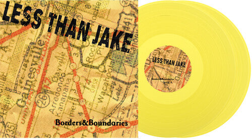 Less than Jake: Borders & Boundaries 25th Anniversary - Yellow / RECORD