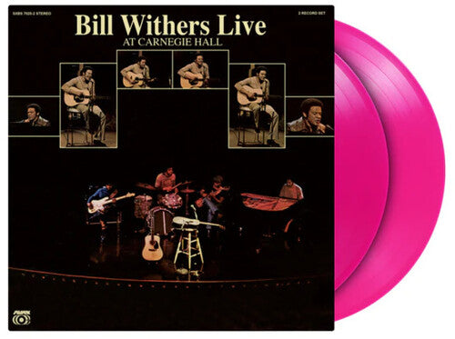 Bill Withers: Live At Carnegie Hall - Limited Gatefold 180-Gram Translucent Magenta Colored Vinyl - VINYL