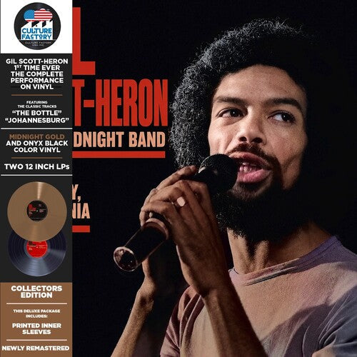 Gil Scott-Heron & The Midnight Band: Live at Berkeley '78 - Black/Gold - VINYL