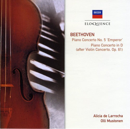 Alica Larrocha De: Beethoven: Pno Cto No 5 / VLN Cto in D (Pno Arr) { CD }