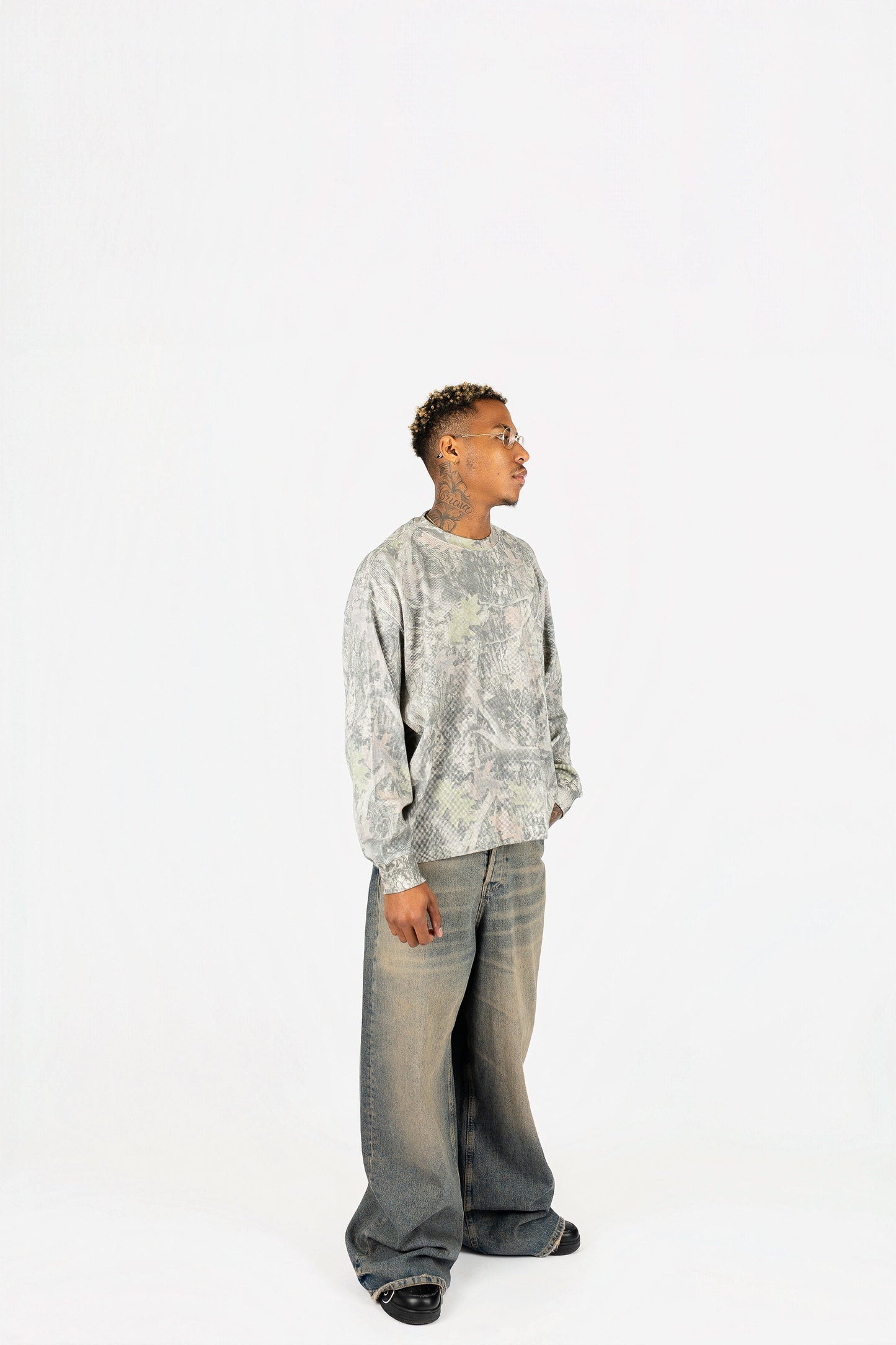 Sun-Dried Baby Waffle Knit Long Sleeve