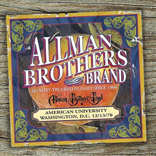 The Allman Brothers Band: American University 12/13/70 - CD