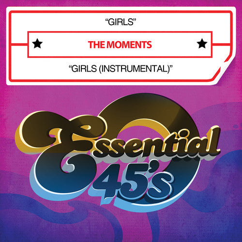 The Moments: Girls / Girls (Instrumental) - CD SINGLE