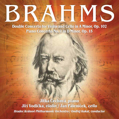 Brahms / Vodicka / Palenicek / Cechova / Hradec: Double Con 102 & Pno Con 1 15  { CD }