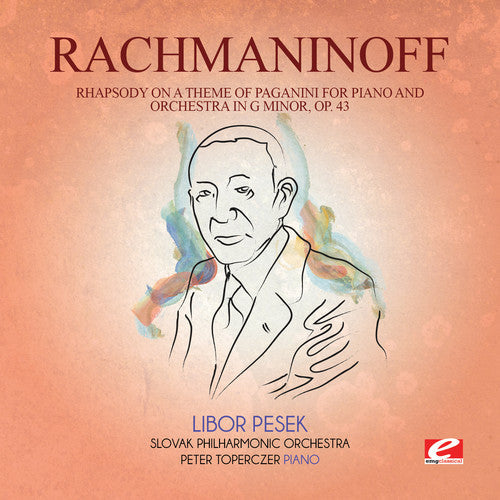 Rachmaninoff: Rhapsody on Theme Paganini Piano & Orch G Min  { CD }