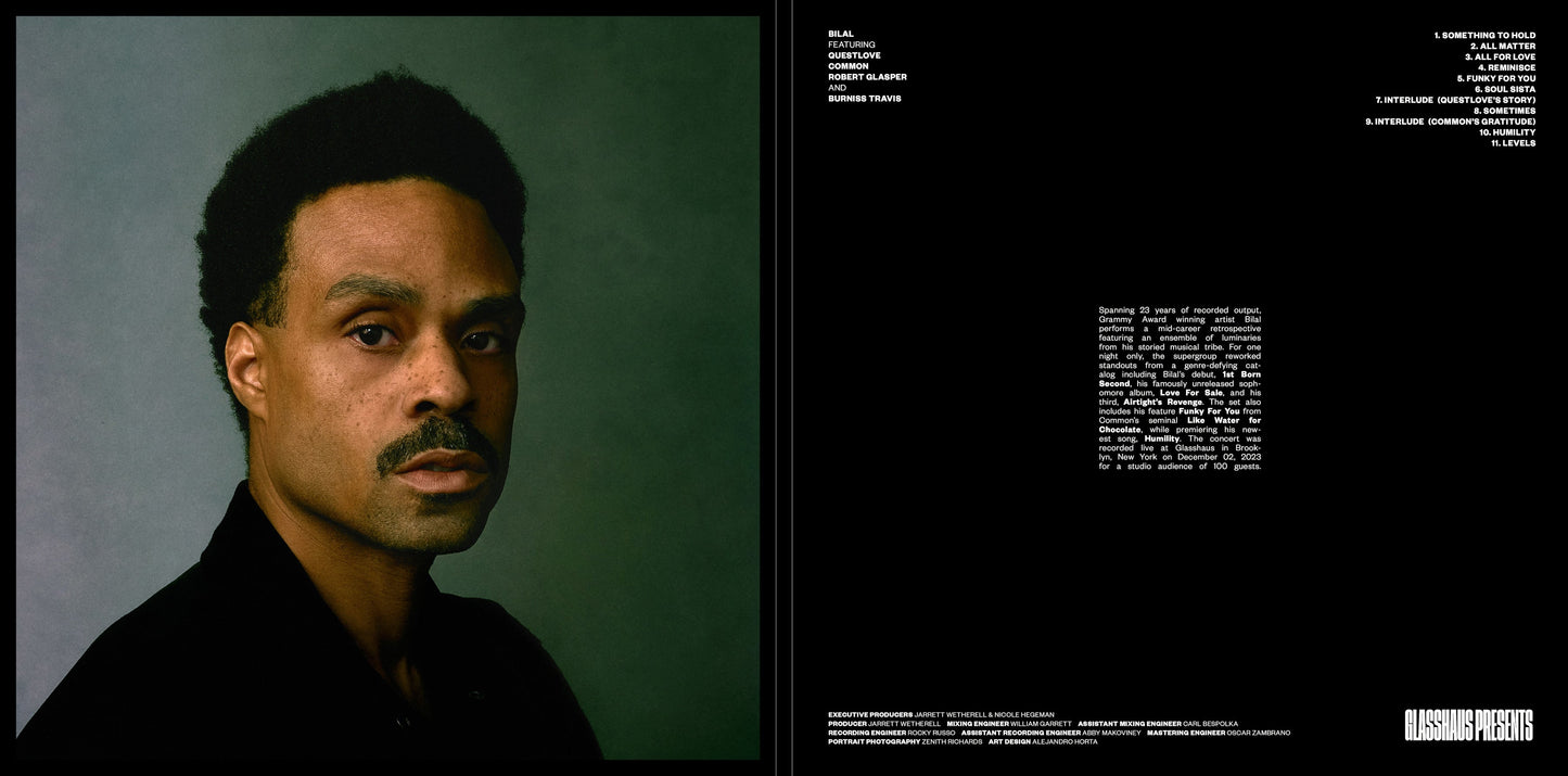 Bilal feat. Questlove, Common, Robert Glasper and Burniss Travis: Live at Glasshaus / RECORD