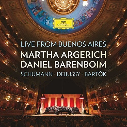 Argerich / Barenboim: Live from Buenos Aires (Schumann/Debussy/Barktok)  { CD }