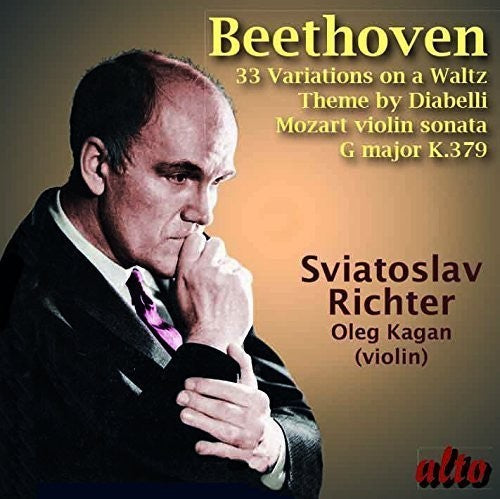 Beethoven / Richter / Kagan: BEETHOVEN: Diabelli Variations Op. 120, MOZART: Violin Sonata in G K.379, Oleg Kagan, violin  { CD }