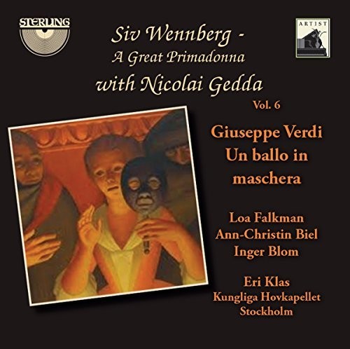 Verdi / Klas / Wennberg / Gedda / Falkman: Siv Wennberg: A Great Primadonna, Vol. 6  { CD }