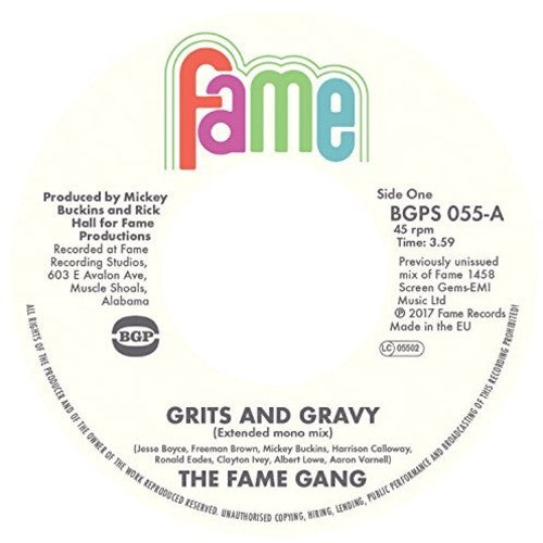 Fame Gang: Grits & Gravy (Full Length Mono) / Crime Don't Pay - 7-INCH SINGLE