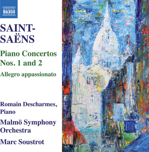 Saint-Saens / Descharmes / Malmo Symphony: Camille Saint-Saens: Piano Concertos Nos 1 & 2  { CD }