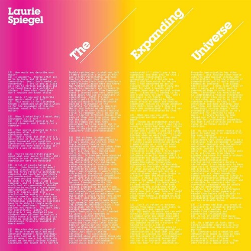 Laurie Spiegel: The Expanding Universe / RECORD