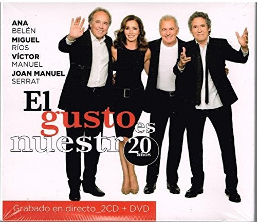 Serrat-Belen-Rios-Manuel: El Gusto Es Nuestro 20 Anos - CD