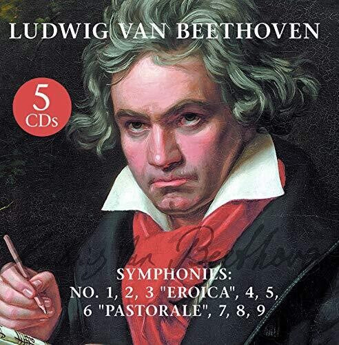 Beethoven: Symphonies: No.1,2,3 Eroica, 4,5,6 Pastorale,7,8,9  { CD }
