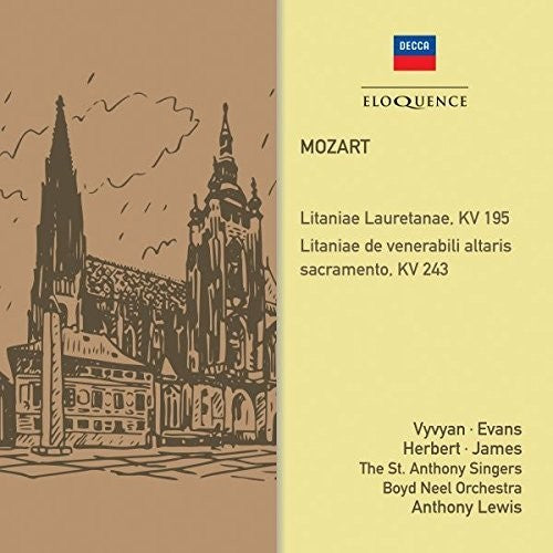 Mozart / Vyvyan, Jennifer: Mozart: Litanies KV 195 & 243  { CD }