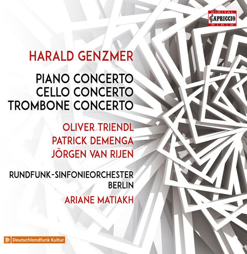 Genzmer / Triendl / Matiakh: Piano Concerto 1 / Cello Concerto / Trombone  { CD }