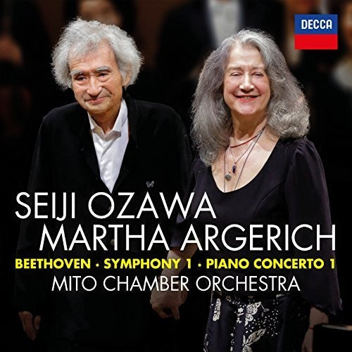 Beethoven / Argerich / Mito Chamber Orch / Ozawa: Symphony No 1 in C / Piano Concerto No 1 in C  { CD }
