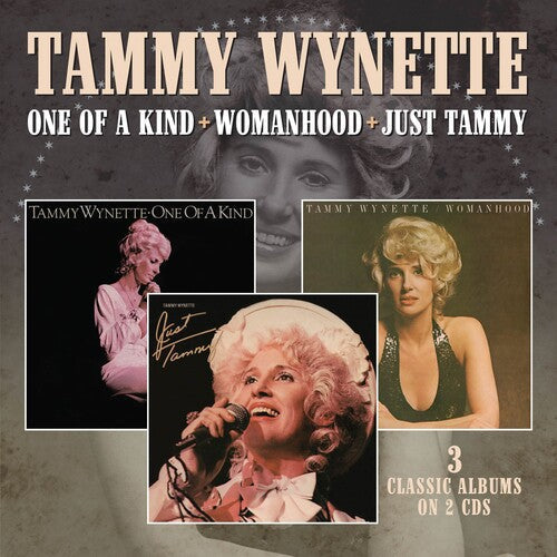 Tammy Wynette: One Of A Kind / Womanhood / Just Tammy  { CD }