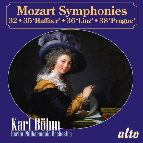 Bohm, Karl / Berlin Philharmonic Orchestra: Mozart: Symphonies 32, 35 Haffner, 36 Linz and 38 Prague  { CD }