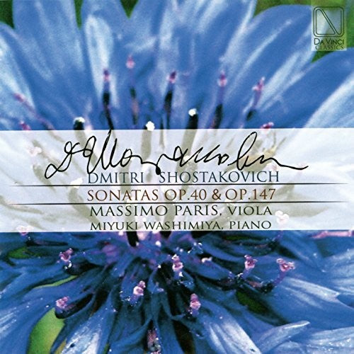 Shostakovich / Paris, Massimo / Washimiya, Miyuki: Shostakovich: Sonatas Op 40 & Op 147  { CD }