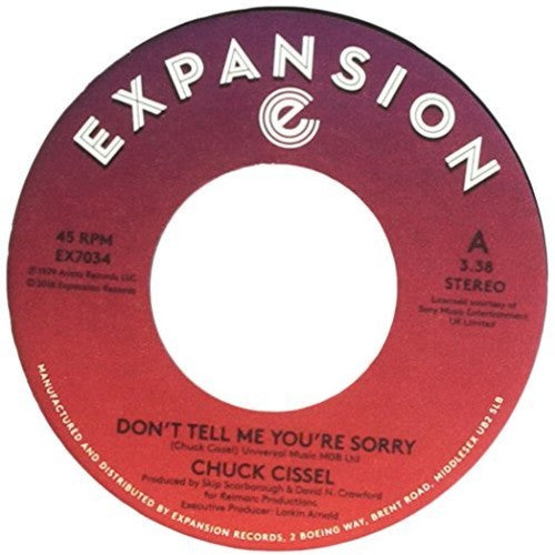 Chuck Cissel: Don't Tell Me You're Sorry / Do You Believe - 7-INCH SINGLE