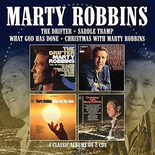 Marty Robbins: Drifter / Saddle Tramp / What God Has Done / Christmas With MartyRobbins  { CD }