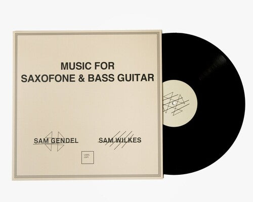 Sam Gendel: Music for Saxofone & Bass Guitar - VINYL