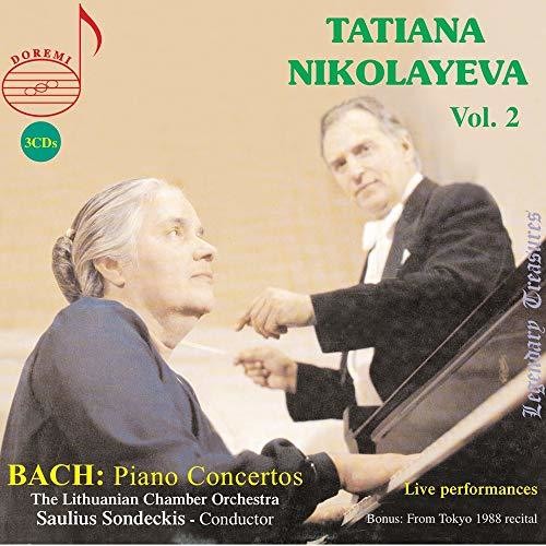 Bach, J.S. / Nikolayeva / Senkov: Tatiana Nikolayeva Plays Bach Piano Concertos 2  { CD }