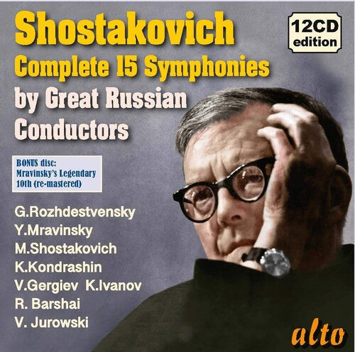 Yevgeni Mravinsky: SHOSTAKOVICH Complete Symphonies; Legendary Russian Conductors  { CD }