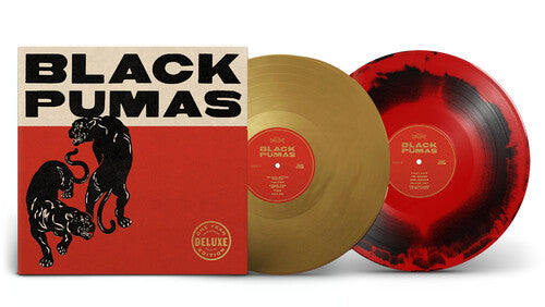 Black Pumas: Black Pumas - Gold / Black & Red Marbled / RECORD