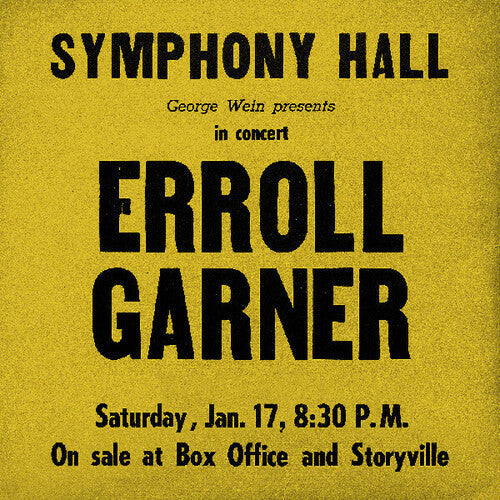 Erroll Garner: Symphony Hall Concert / RECORD