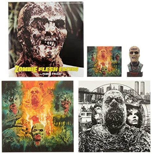 Fabio Frizzi: Zombie Flesh Eaters (Original Soundtrack) [Deluxe Boxset Includes 180-Gram LP, Bonus CD, 3 Poster Prints Plus A Hand Sculpted & Painted Resin Bust] - VINYL