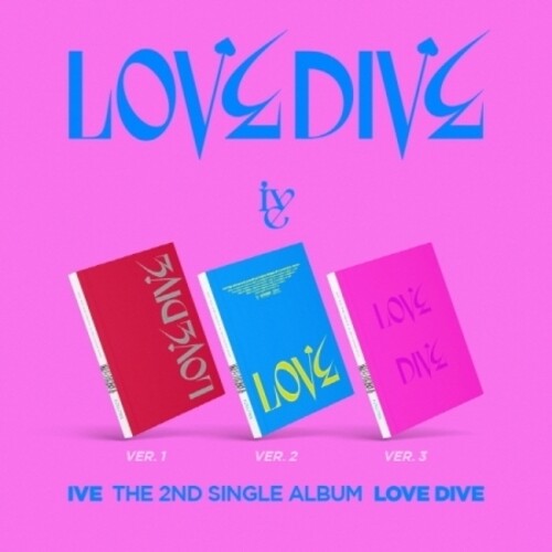 Ive: Love Dive (Random Cover) (incl. 96pg Photobook, Photocard + Heart Hologram Card) - CD